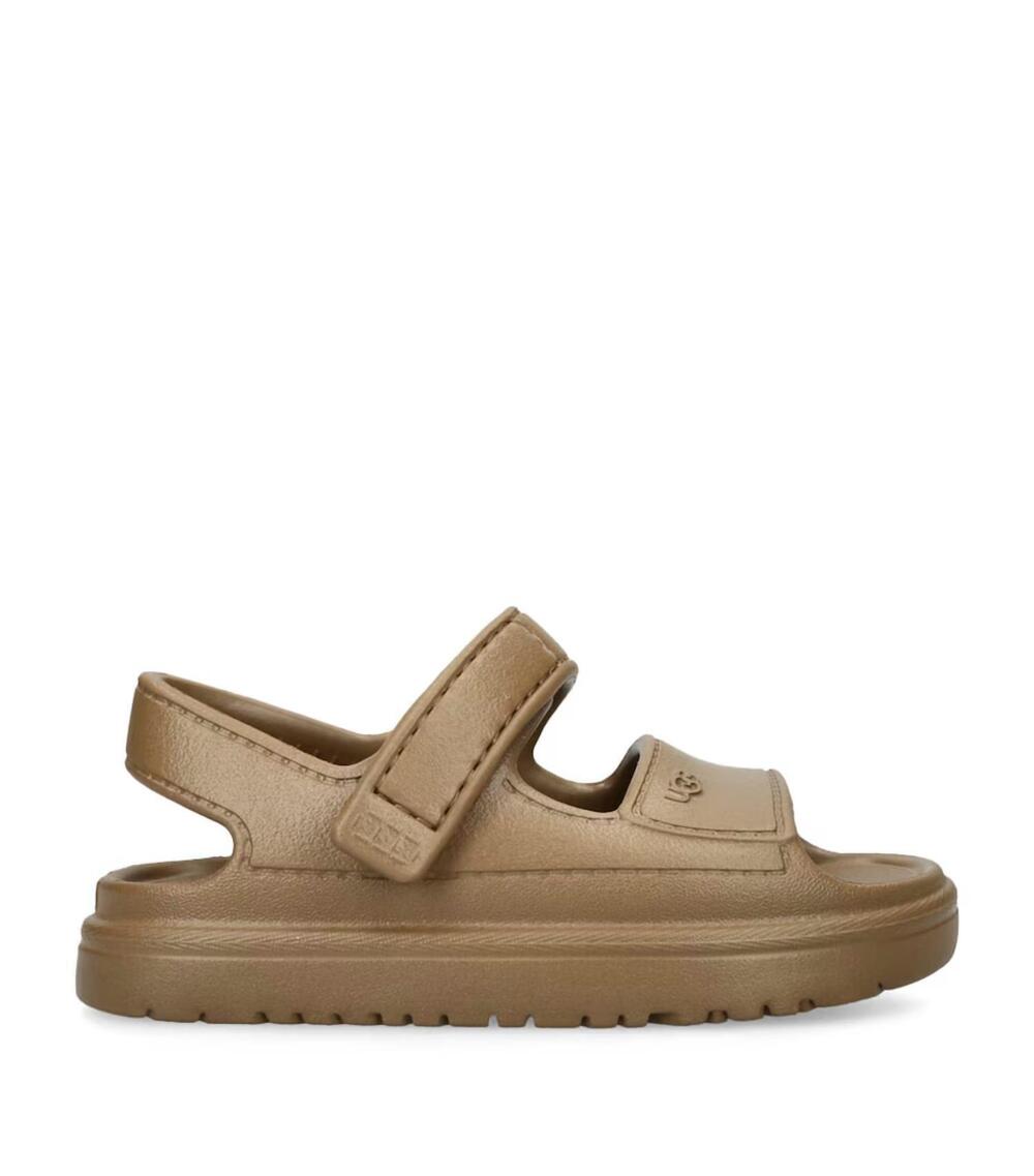 NEW UGG toddler's goldenglow sandal in bison brown
